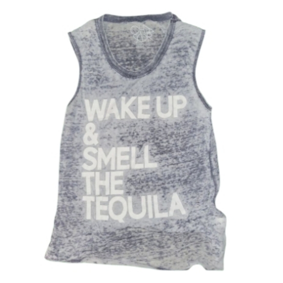 CHASER Tequila Tank, Burn Out Grey, Womens Size Small - Picture 1 of 6